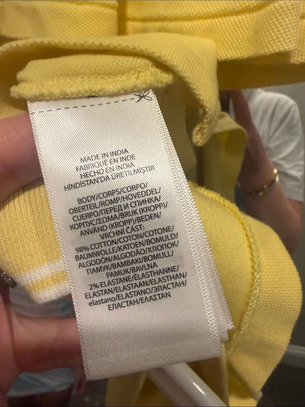 Ralph Lauren Girls Pale Yellow Sleeveless Polo Top & Skirt Set